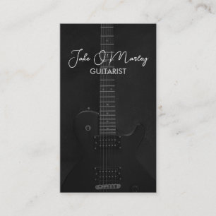 Tarjeta De Visita Músico de guitarra guitarista