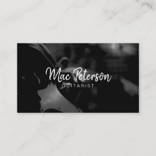 Tarjeta De Visita Músico de guitarrista eléctrico