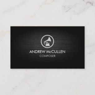 Tarjeta De Visita Músico de música compositor Arranger