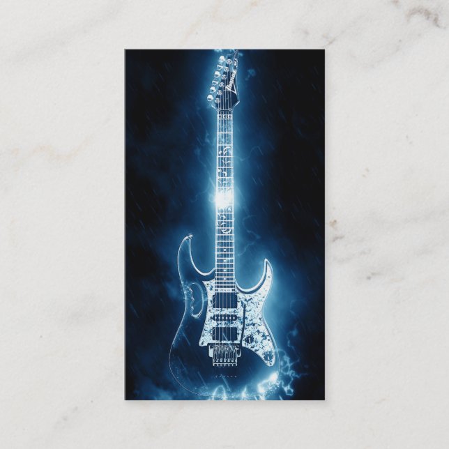 Tarjeta De Visita Músico elegante (Anverso)