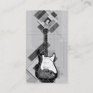 Tarjeta De Visita Músico elegante
