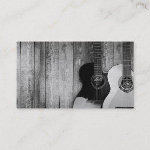 Tarjeta De Visita Músico elegante