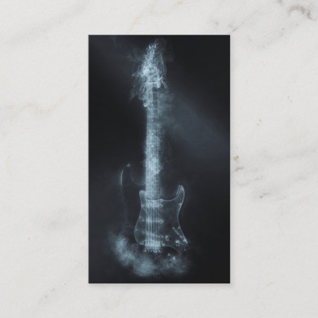 Tarjeta De Visita Músico elegante (Anverso)