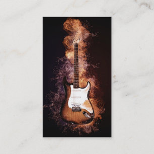 Tarjeta De Visita Músico elegante
