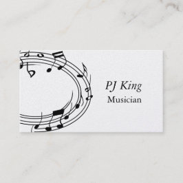 Tarjeta De Visita Músico profesional