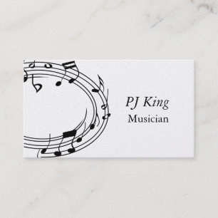 Tarjeta De Visita Músico profesional