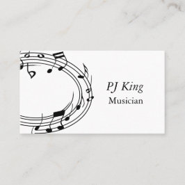Tarjeta De Visita Músico profesional