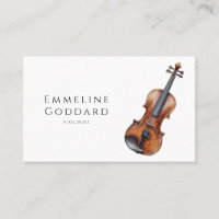 Músico violinista de profesor de música en violín
