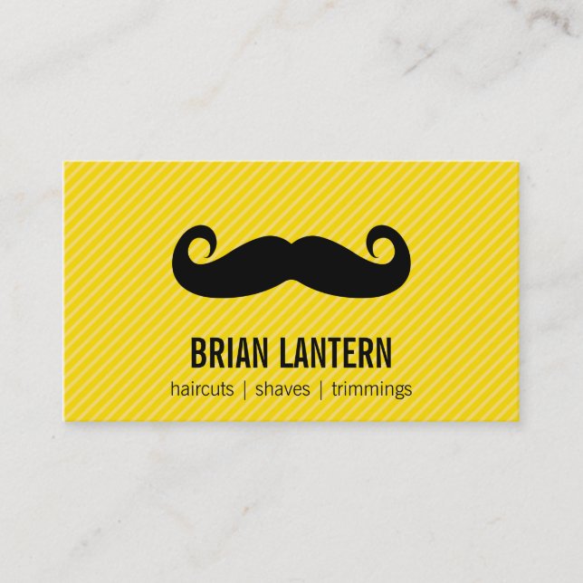 Tarjeta De Visita Mustache (Anverso)