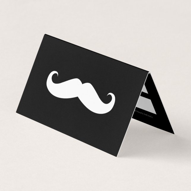 Tarjeta De Visita Mustache (Anverso)
