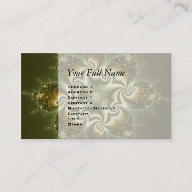 Tarjeta De Visita Mutación de virus (Anverso)