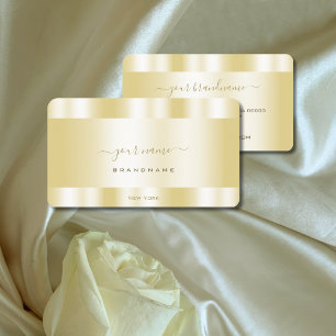 Tarjeta De Visita Muy elegante Efecto dorado Profesional y Noble