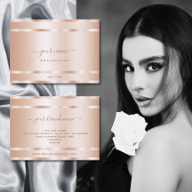 Muy elegante Rosa Oro Efecto Profesional Moderno