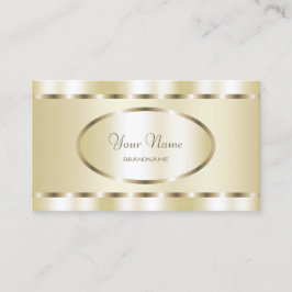 Tarjeta De Visita Muy elegante Shimmery Gold Efecto Profesional