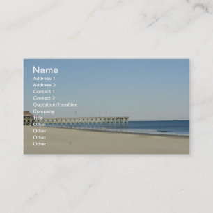 Tarjeta De Visita Myrtle Beach