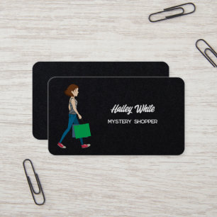 Tarjeta de visita Mystery Secret Shopper