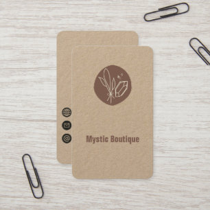Tarjeta de visita Mystic Boutique
