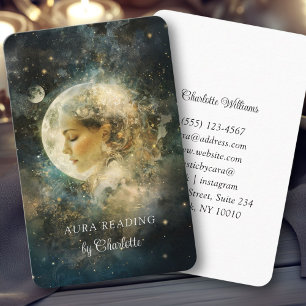 Tarjeta De Visita Mystic Moonlit Woman
