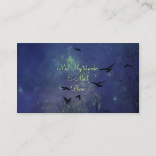 Tarjeta De Visita Mystical Night Crows