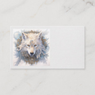 Tarjeta De Visita Mystical Wolf Business Cards