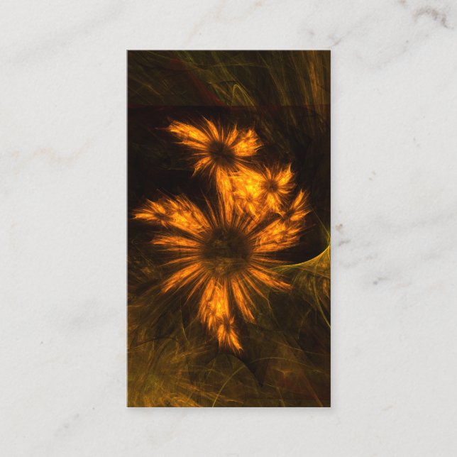 Tarjeta De Visita Mystique Garden Abstract Art Business Card (Anverso)