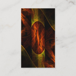 Tarjeta De Visita Mystique Jungle Abstract Art Business Card