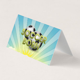 Tarjeta De Visita Nacido para el Fútbol TOP