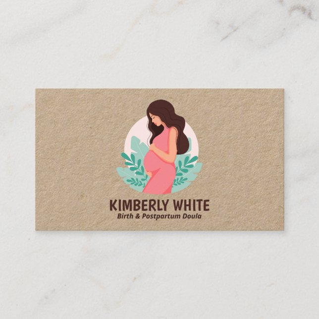 Tarjeta De Visita Nacimiento y Postparto Doula (Anverso)