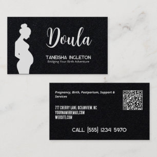 Tarjeta De Visita Nacimiento y postparto Doula Personalizado QR
