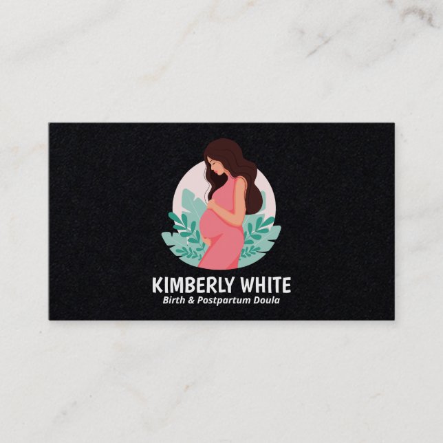 Tarjeta De Visita Nacimiento y Postparto Doula Premium (Anverso)