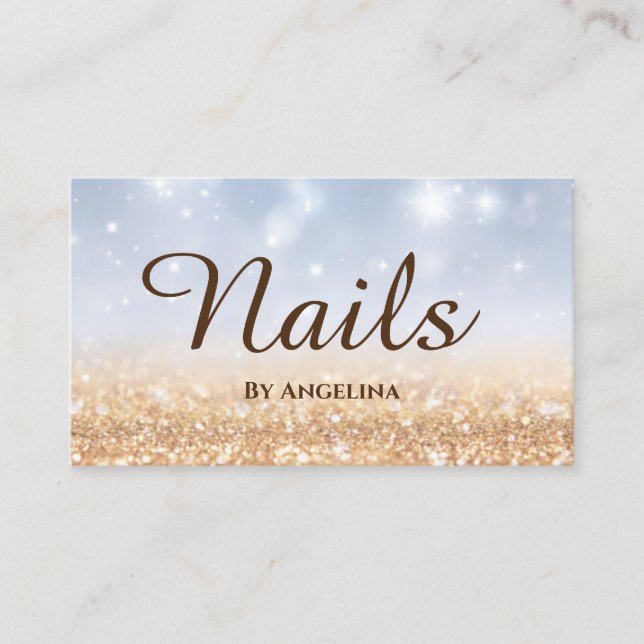 Tarjeta De Visita Nagel eleganten Typographie Visitenkarte (Anverso)