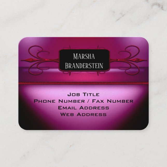 Tarjeta De Visita Naghten Elegant Guay Business Card (Anverso)