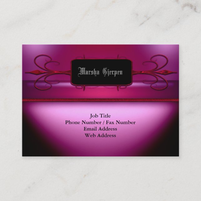 Tarjeta De Visita Naghten Hot Business Card (Anverso)