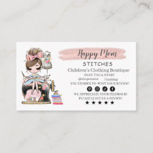 Tarjeta De Visita Nähen der Visitenkarte.