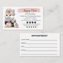 Tarjeta De Visita Nähen der Visitenkartenfashion-Designer