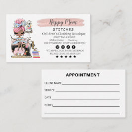 Tarjeta De Visita Nähen der Visitenkartenfashion-Designer