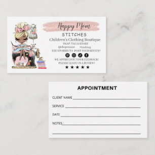 Tarjeta De Visita Nähen der Visitenkartenfashion-Designer