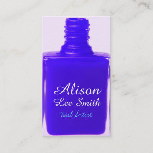 Tarjeta De Visita Nail Artist / Nail Polish