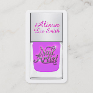 Tarjeta De Visita Nail Artist / Nail Polish