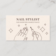 Nail Ivory Beige Manicure Stylist Makup