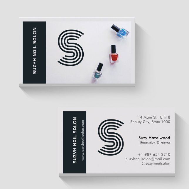 Tarjeta de visita Nail Polaca Set Nail Salon (Subido por el creador)