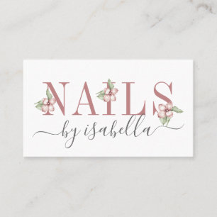Tarjeta de visita Nail Salon