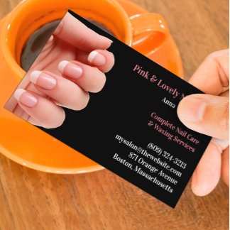 Tarjeta de visita Nail Salon