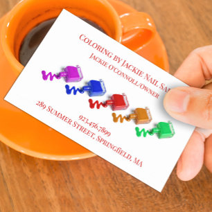 Tarjeta de visita Nail Salon