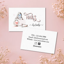 Nail Salon Butterfly Manicurista polaco