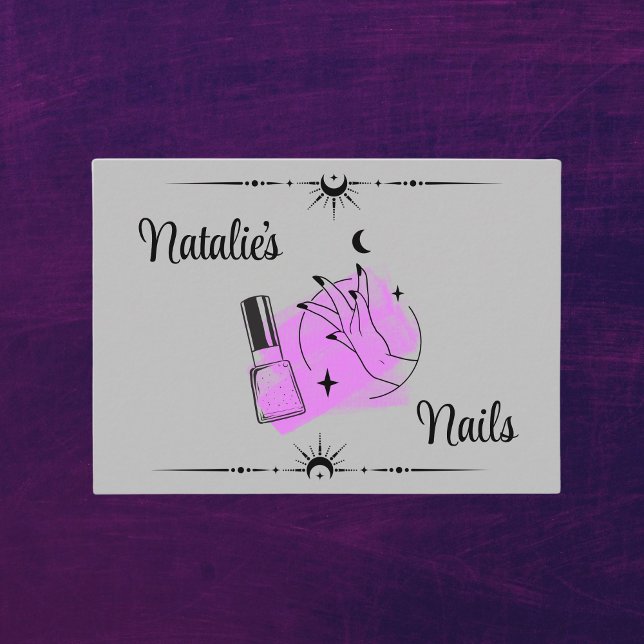 Tarjeta de visita Nail Tech (Subido por el creador)