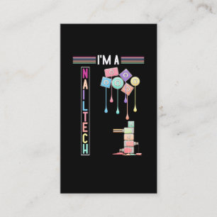 Tarjeta De Visita Nail Tech Make Up Nail Technitics Cosmetics