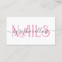 Tarjeta De Visita Nail Tech Nail Art