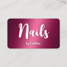 Tarjeta De Visita Nail Technician