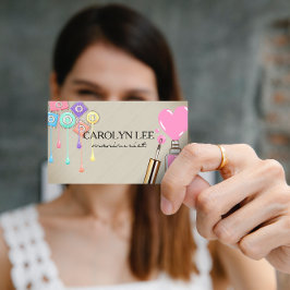 Tarjeta De Visita Nail Technician | Botellas Nail Polaca